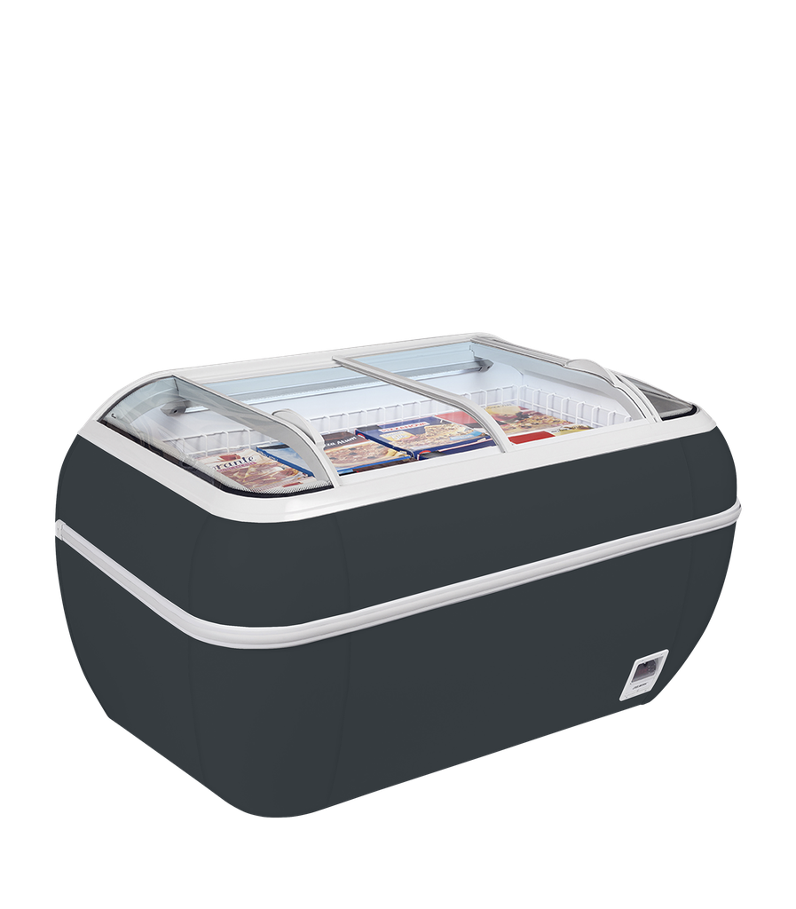 Congélateur de supermarché gris TWIN HEAD A-F