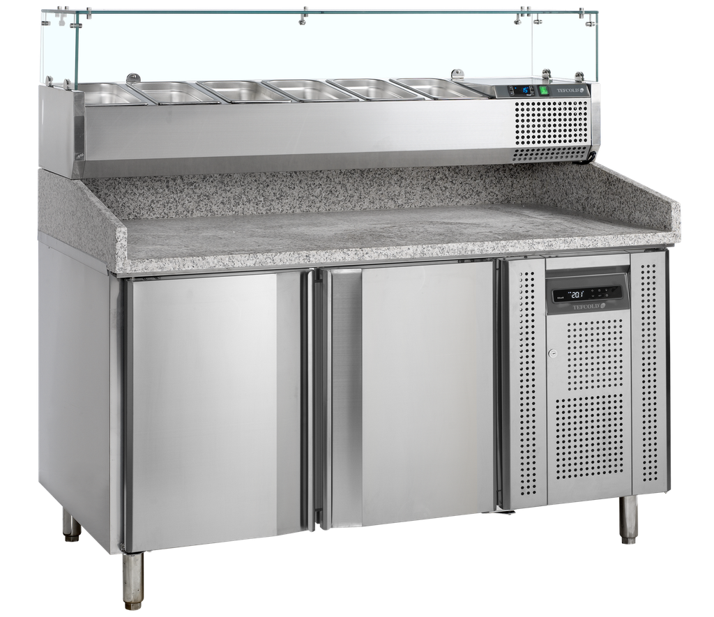 Table à pizza avec module pour garniture PT1200 + VK38-150