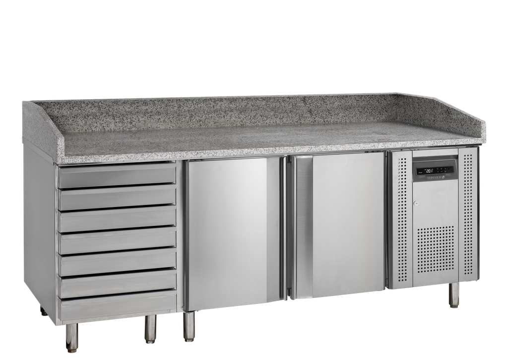 Table à pizza avec module pour garniture PT1310 + VK38-200