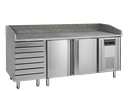 Table à pizza avec module pour garniture PT1310 + VK38-200