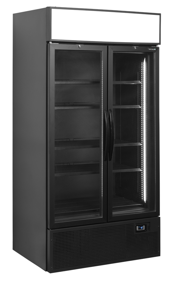 Vitrine réfrigérée noire FSC1000H BLACK