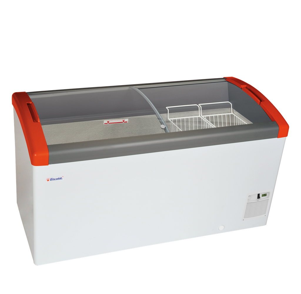 Congélateur coffre couvercles coullisantes FOCUS 151 RED