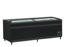 Réfrigérateur / congélateur de supermarché noir SFI210B-CF VS