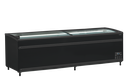 Réfrigérateur / congélateur de supermarché noir SFI250B-CF VS