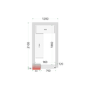 Panneaux de chambre congélation 120 mm CR 120x210x220