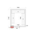 Panneaux de chambre congélation 120 mm CR 180x210x220