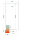 Chambre froide (Complet avec monobloc) CRPF1530