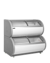 Vitrine crème glace 2 niveaux self service TD500