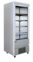 Vitr. Réfrig.libre service inox rideau man. MCX90M