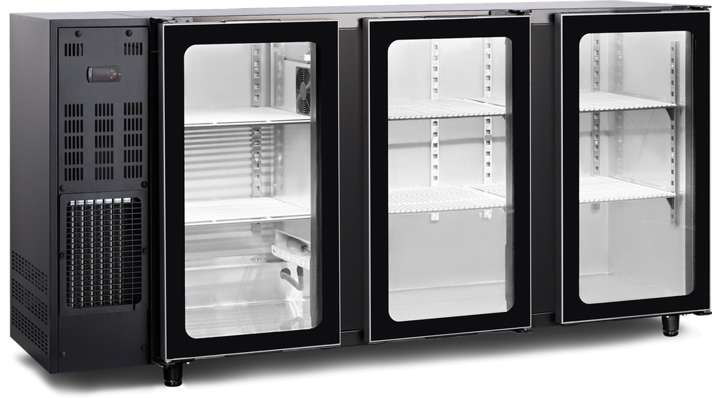 Desserte de bar  portes vitrées TBC3G 177B