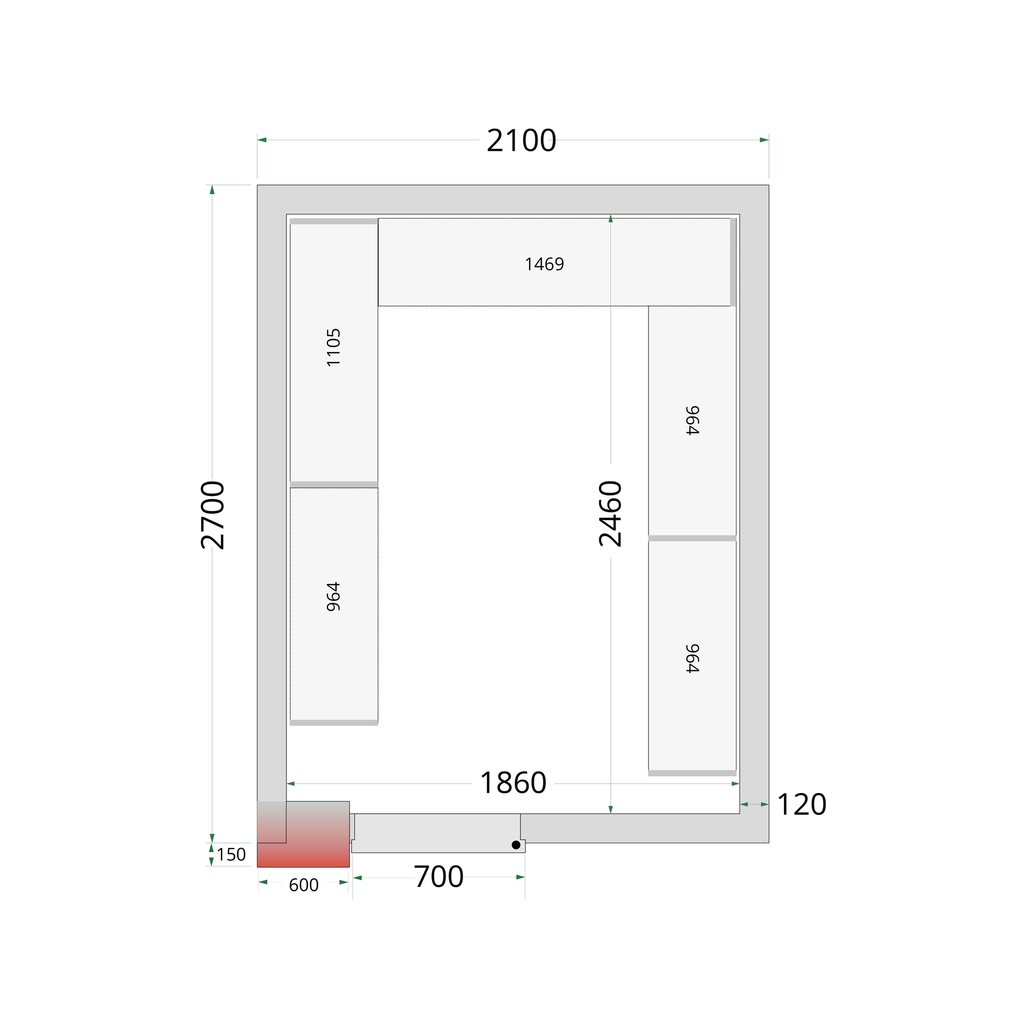 CRNF2127 Shelf Rack System Kit