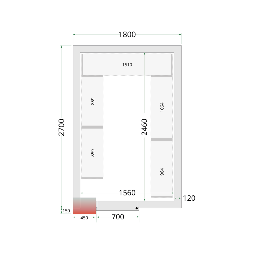 CRNF1827 Shelf Rack System Kit