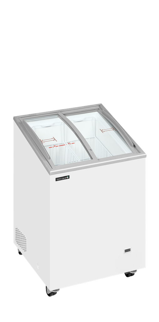 Congélateur de crème glacée IC101SCEB LED