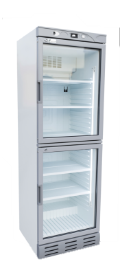 Frigo verticale 2 portes l'un sur l'autre T402/S