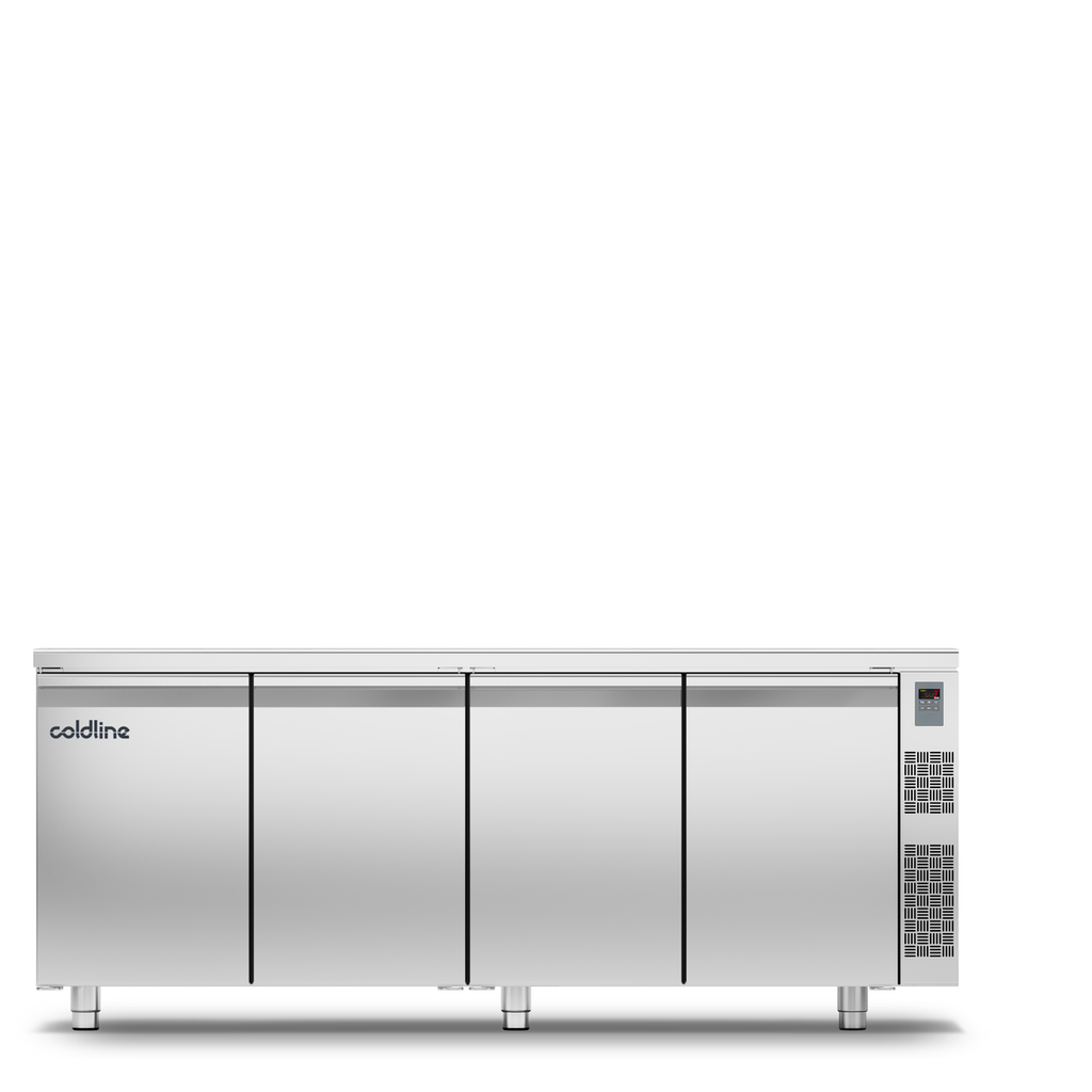 Table réfrigérée ventilée 4 portes GN1/1  - sans groupe MASTER 4P/SG