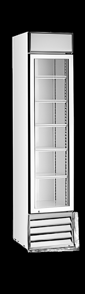 Frigo verticale small porte vitrée ARV165