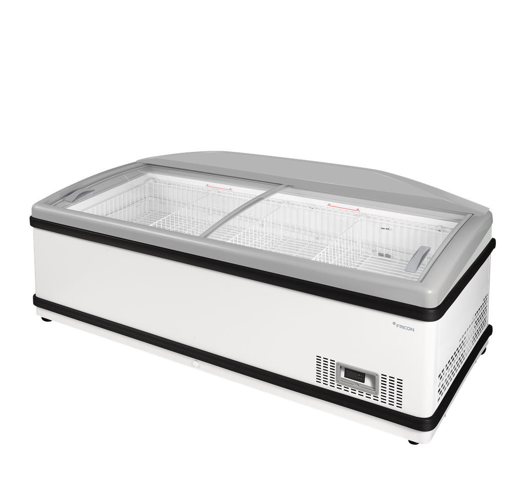 Gondole surgelés couvercles coull. vitrées (frontales) NEWLINZCE