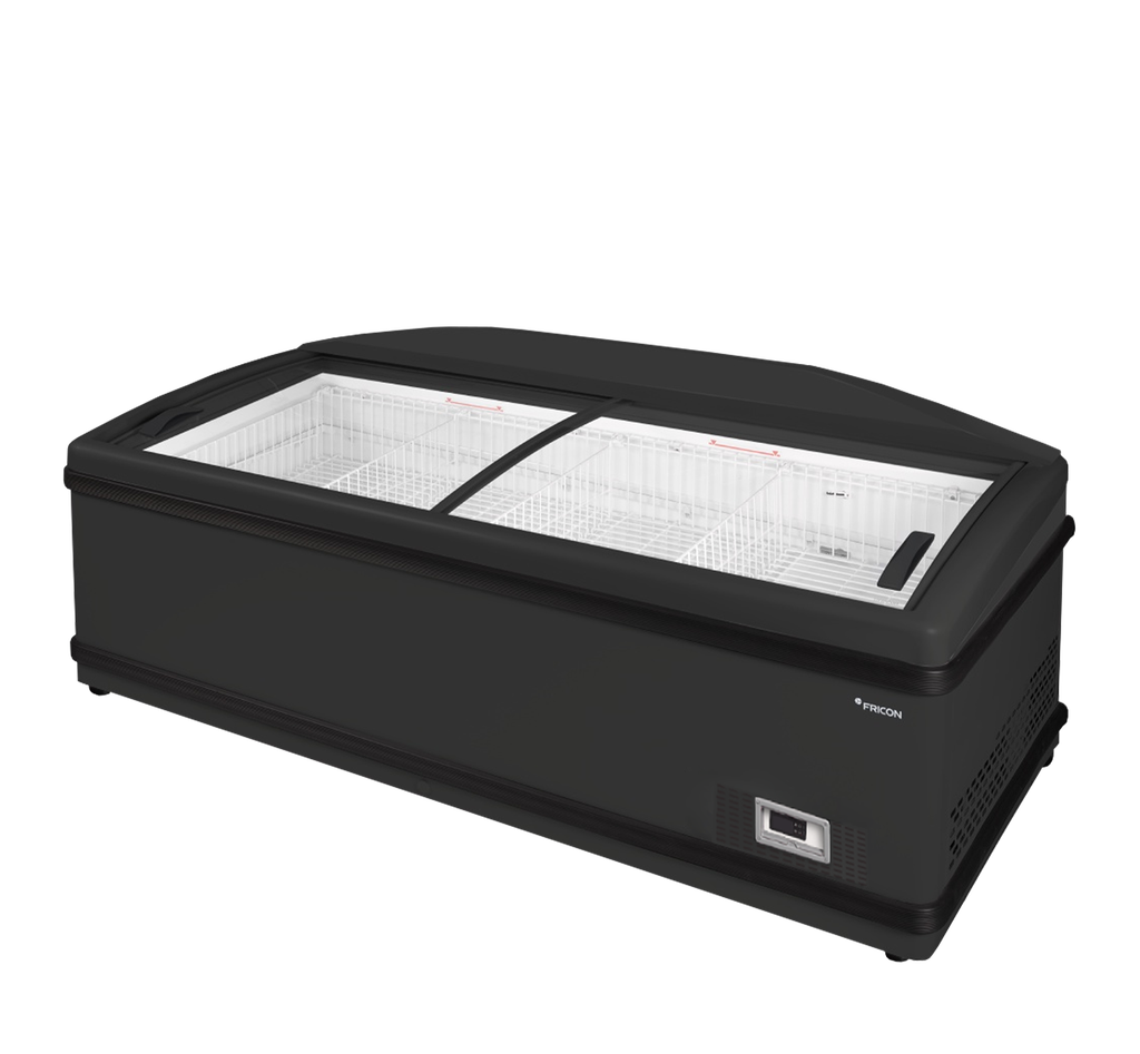 Gondole surgelés couvercles coull. vitrées (frontales) NEWLINZCEB