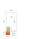 Chambre froide (Complet avec monobloc) CRPF1221