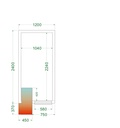 Chambre froide (Complet avec monobloc) CRPF1224