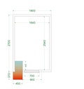 Chambre froide (Complet avec monobloc) CRPF1827