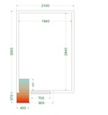 Chambre froide (Complet avec monobloc) CRPF2130