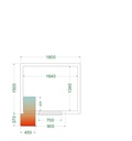 Chambre froide (Complet avec monobloc) CRPF1815