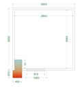 Chambre froide (Complet avec monobloc) CRPF3030WD