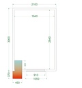 Chambre froide (Complet avec monobloc) CRPF2130WD