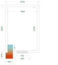 Chambre froide négative  (Complet avec monobloc) CRNF2130