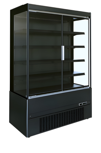 Vitr. réfrig. libre service noir portes vitr. MCB65H (ECRON BK)
